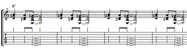 Blues-Comping-Over-a-12-Bar-Chord-Progression-in-the-key-of-E-Electric-Blues-Guitar-Lesson