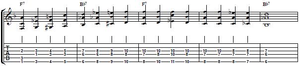 3 Note Chords for Blues Comping - Blues Guitar Lesson on 3 Note Chords