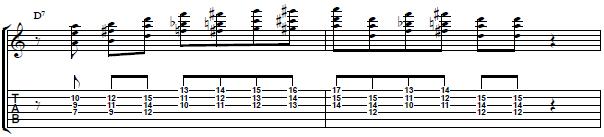 Guitar Lick with Interval of 5ths in the Style of George Benson -- Jazz Guitar Lesson