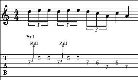 basic blues licks tablature