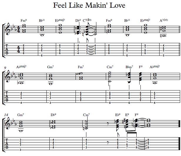 Free feel like making love chords Feel Like Makin Love Guitar Chord Progression Guitar Control