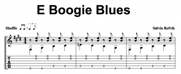 beginner acoustic blues