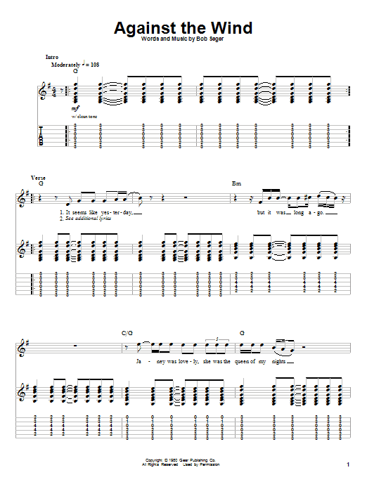 beginner for lesson guitar tabs