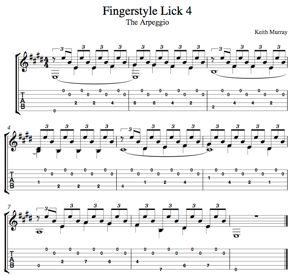 classical guitar licks