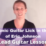 How to Do E.Johnson Style Pentatonic Guitar Lick With Comping