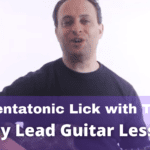 Easy Pentatonic Guitar Lick with Triplets