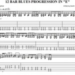 How to Play a 12 Bar Blues Shuffle in E on Guitar