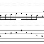 Easy Jazz Bebop Line in the Key of C Major