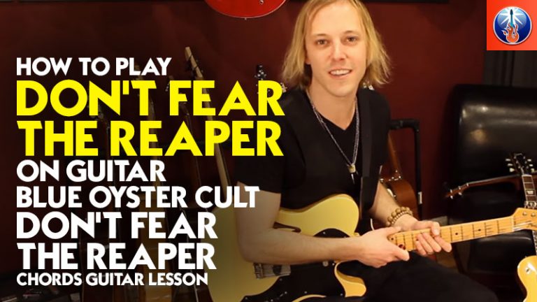 How to Play Don't Fear The Reaper On Guitar