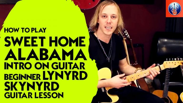 How to Play Sweet Home Alabama Intro On Guitar