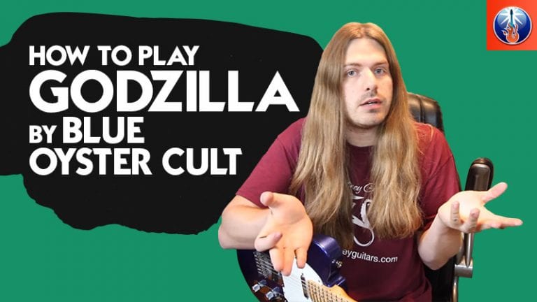 How to Play Godzilla On Guitar