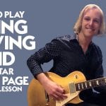 How To Play L.Zeppelin’s Living Loving Maid On Guitar