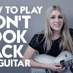 How to Play Don’t Look back on Guitar – Boston Guitar Licks Lesson
