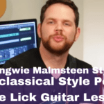 Neoclassical Style Pedal Tone Lick Guitar Lesson – Killer Yngwie Malmsteen Style Lick