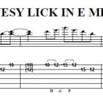 How to Do Easy Blues Guitar Lick in E Minor