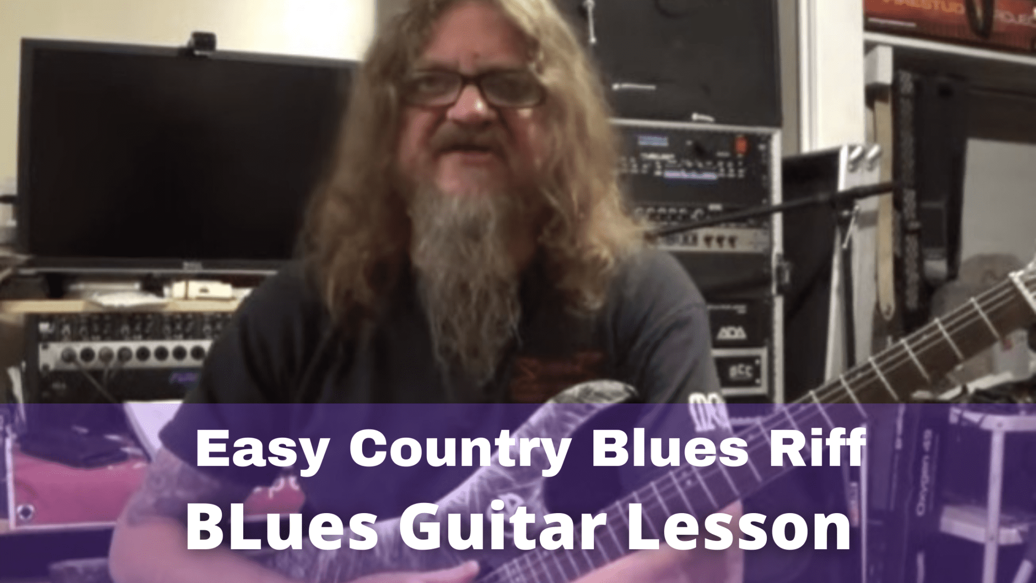 How to Play an Easy Country Blues Riff on Guitar – Blues Guitar Lesson ...